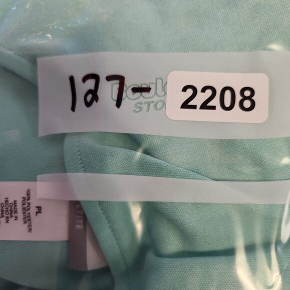 Alfred Dunner Women's PL Teal Blue Short Sleeve Knit Top 2208 - Picture 6 of 6